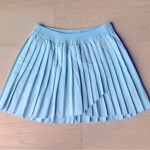 Shein pleated tennis skirt light blue